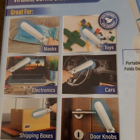 DISINFECTING*TRAVEL*UV LIGHT*POWERFUL*🔋4AAAreq. - Picture 11 of 13